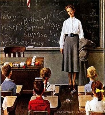 norman_rockwell_school_teacher_classroom